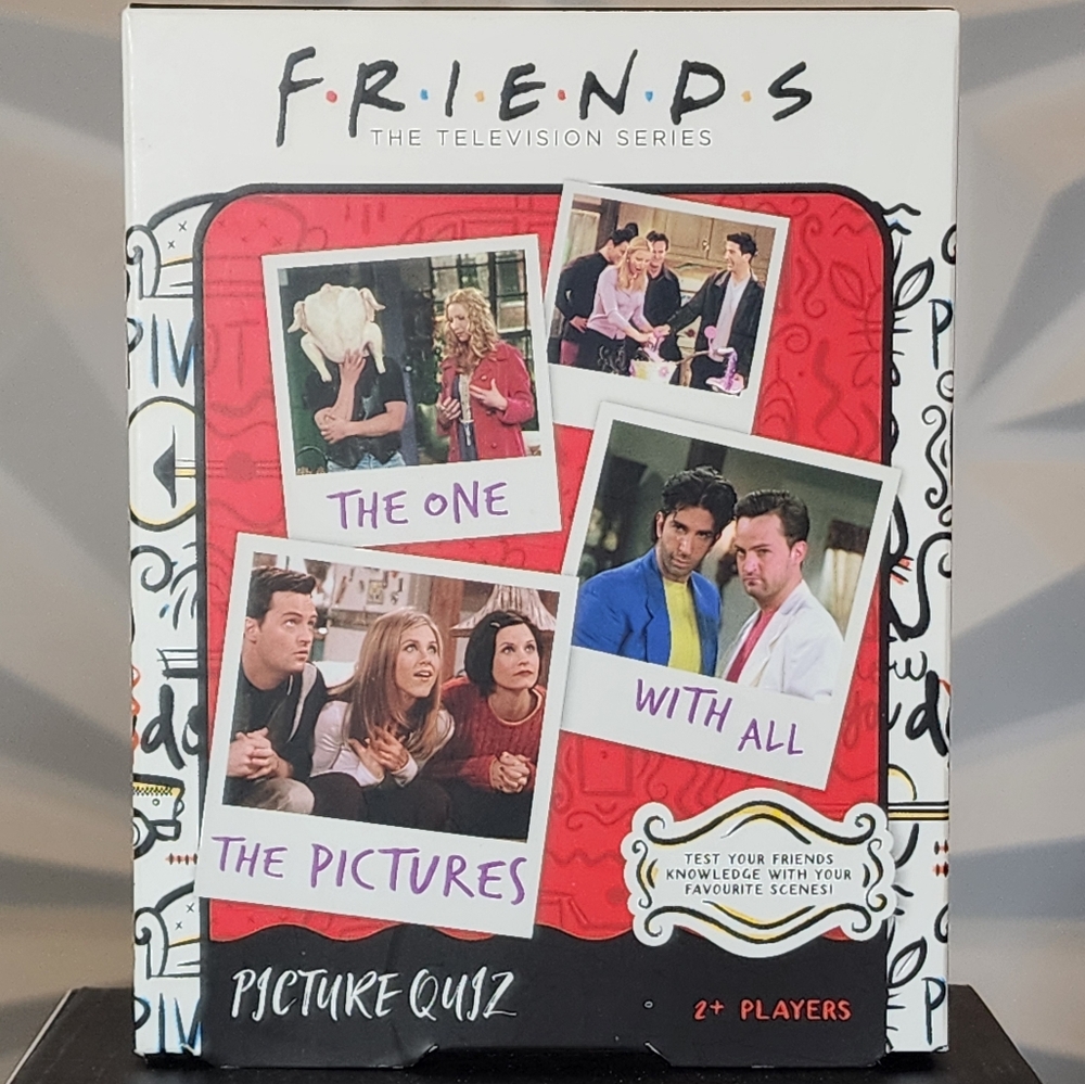 FRIENDS TV Series Mug Wine Glasses Lip Balms and Trivia Card Game - Picture 4 of 7